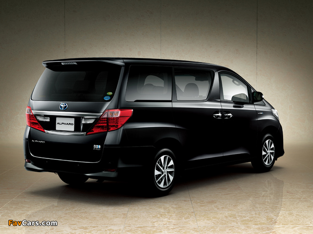 Toyota Alphard Hybrid G L Package 4WD (ANH25W) 2011 pictures (640 x 480)