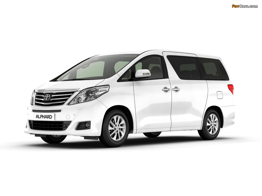 Toyota Alphard RU-spec (H20W) 2011 wallpapers (1024 x 768)