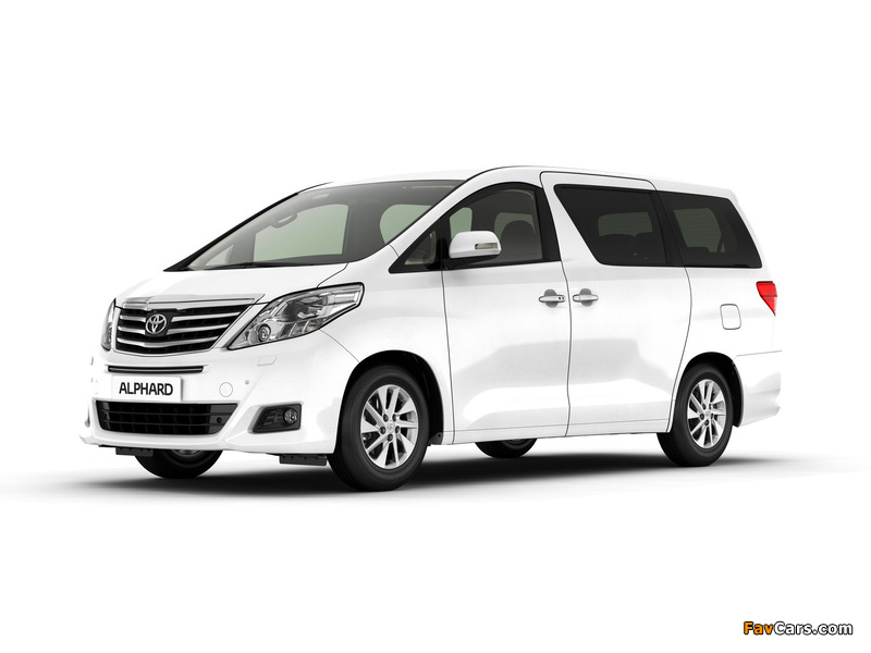 Toyota Alphard RU-spec (H20W) 2011 wallpapers (800 x 600)