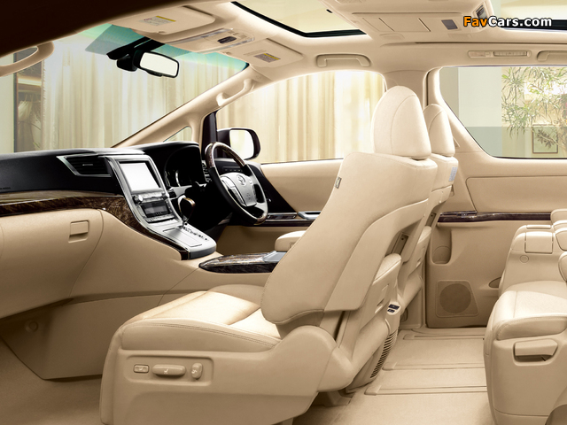 Toyota Alphard Hybrid G L Package 4WD (ANH25W) 2011 wallpapers (640 x 480)