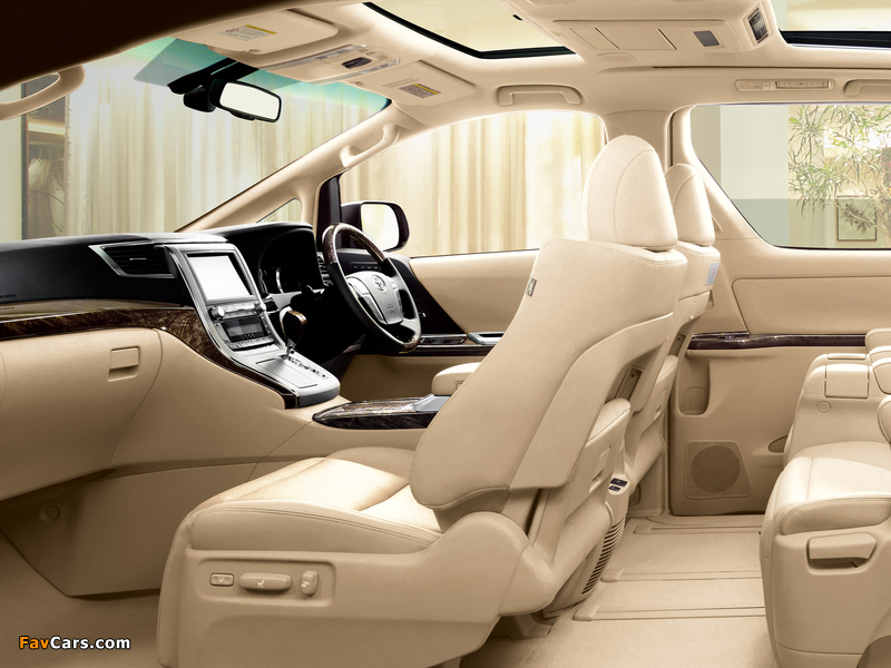 Toyota Alphard Hybrid G L Package 4WD (ANH25W) 2011 wallpapers (800 x 600)