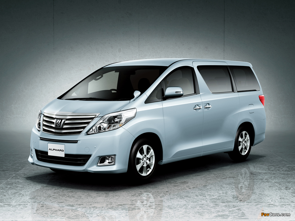 Toyota Alphard 240X (ANH20W) 2011 wallpapers (1024 x 768)