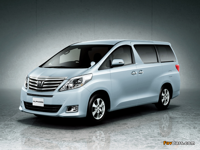 Toyota Alphard 240X (ANH20W) 2011 wallpapers (640 x 480)