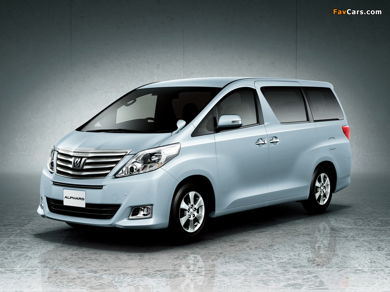 Toyota Alphard 240X (ANH20W) 2011 wallpapers (800 x 600)