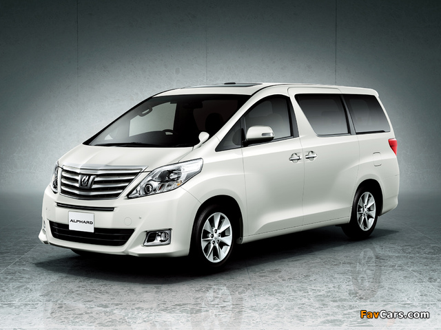 Toyota Alphard 350G L Package (ANH20W) 2011 wallpapers (640 x 480)
