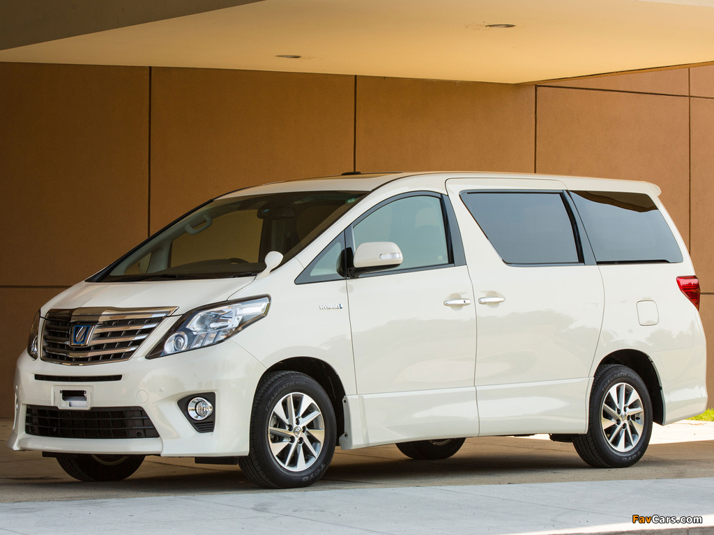 Toyota Alphard Hybrid G “Premium Seat Package (ANH20W) 2012 wallpapers (1024 x 768)