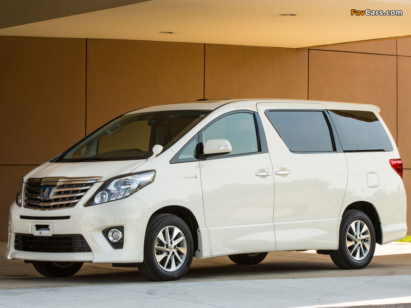 Toyota Alphard Hybrid G “Premium Seat Package (ANH20W) 2012 wallpapers (800 x 600)