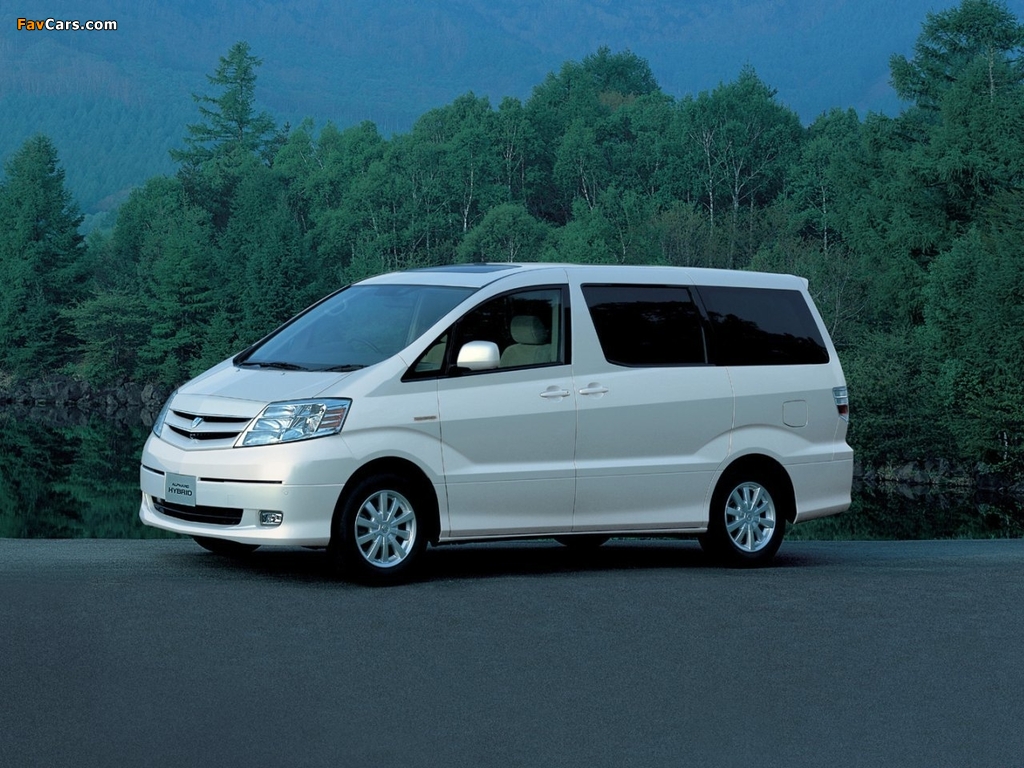 Toyota Alphard Hybrid (H10W) 2003–08 wallpapers (1024 x 768)