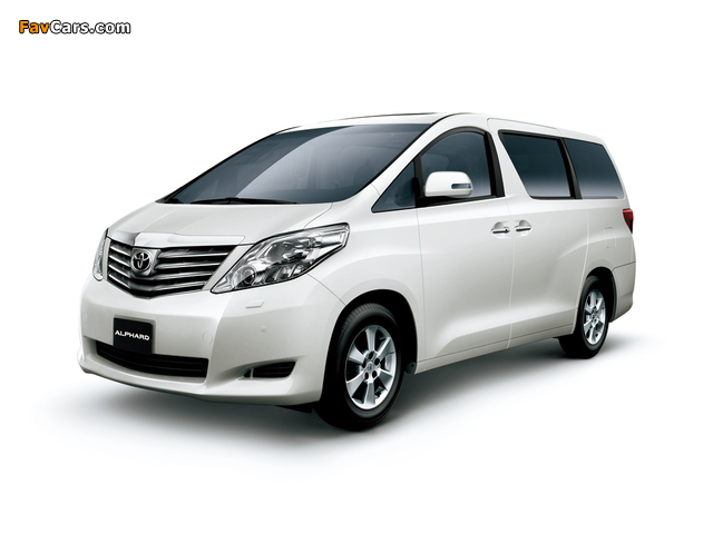 Toyota Alphard (ANH20W) 2008–11 wallpapers (640 x 480)