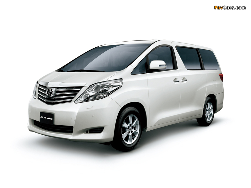 Toyota Alphard (ANH20W) 2008–11 wallpapers (800 x 600)