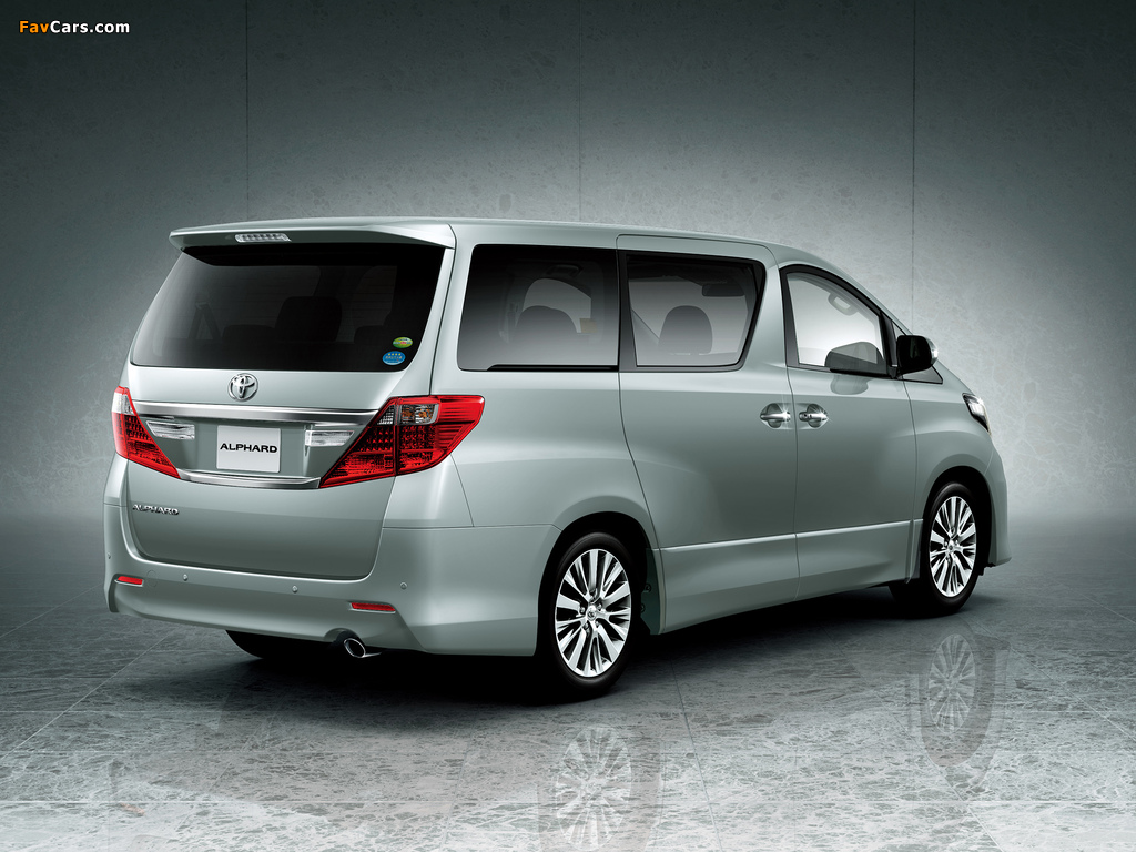 Toyota Alphard 240S (ANH20W) 2011 wallpapers (1024 x 768)