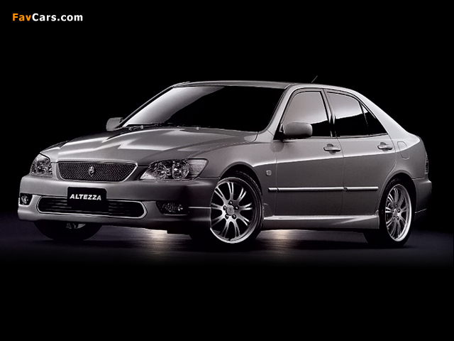 Images of Modellista Toyota Altezza Evoluer RS200 Z Edition (SXE10) 2001–05 (640 x 480)
