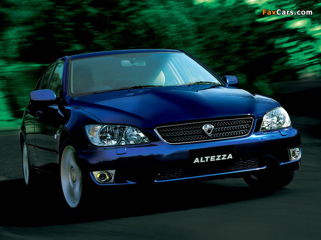 Toyota Altezza RS200 Z Edition (SXE10) 2001–05 photos (640 x 480)