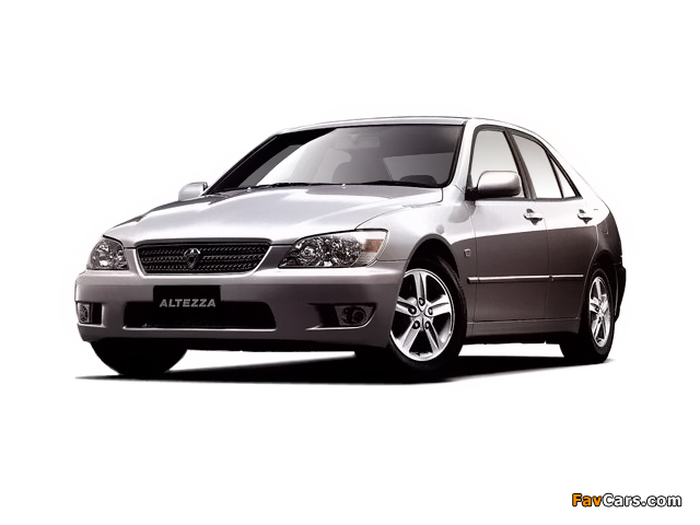 Toyota Altezza AS200 Wise Selection (GXE10) 2001–02 wallpapers (640 x 480)