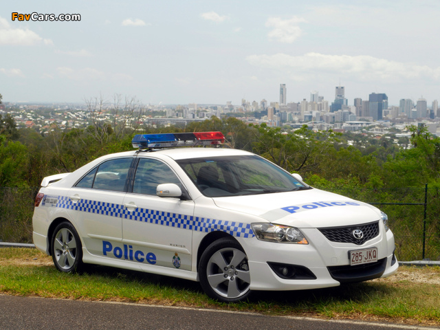 Toyota Aurion V6 Sportivo Police (XV40) 2006–09 wallpapers (640 x 480)