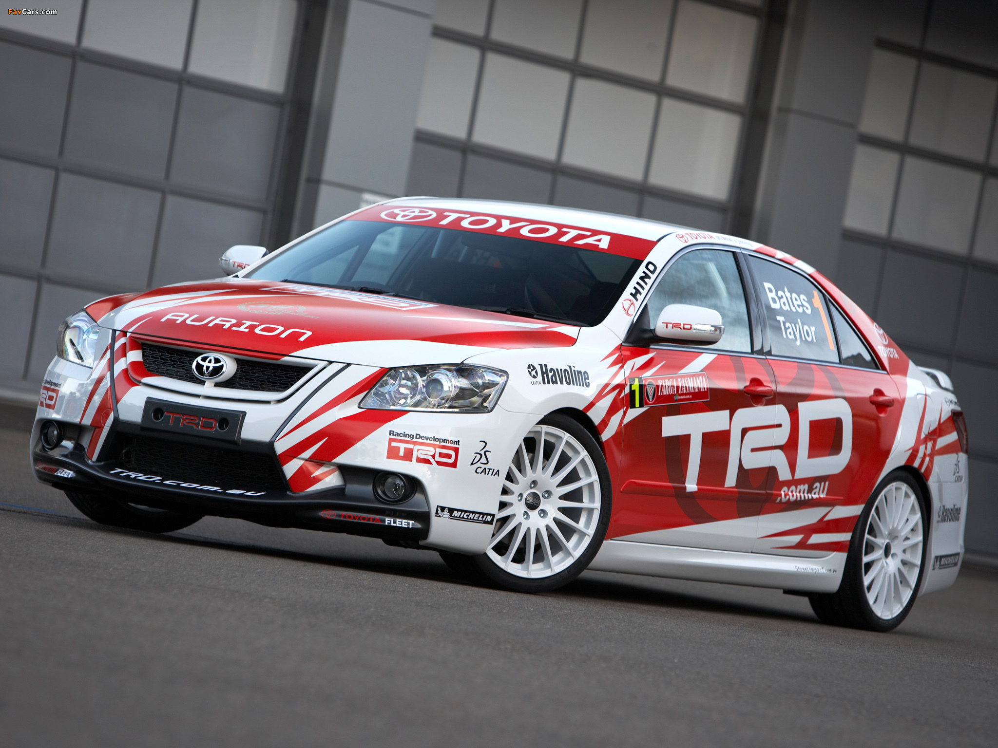 TRD Toyota Aurion Race Car (XV40) 2007–12 wallpapers (2048 x 1536)