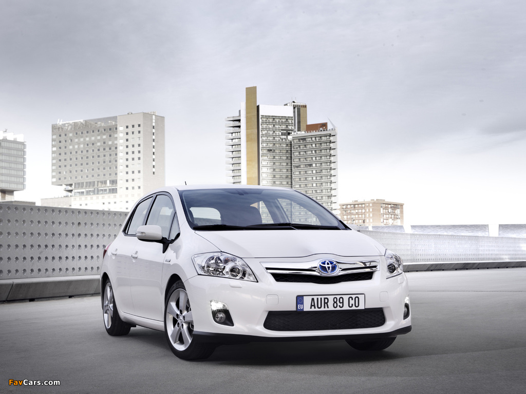 Photos of Toyota Auris HSD 2010–12 (1024 x 768)