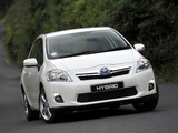 Photos of Toyota Auris HSD ZA-spec 2011