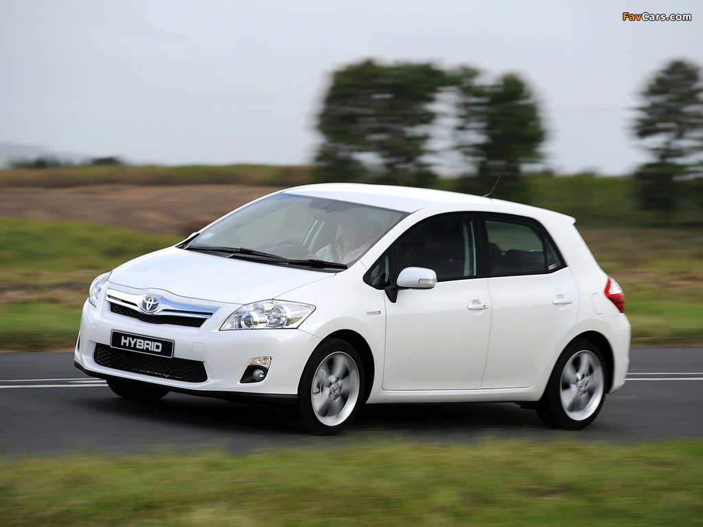 Photos of Toyota Auris HSD ZA-spec 2011 (1024 x 768)