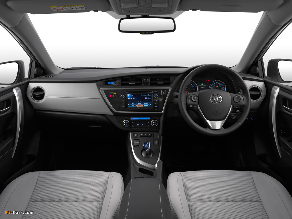 Photos of Toyota Auris Hybrid ZA-spec 2013 (1024 x 768)