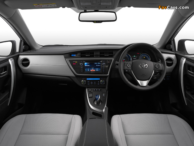 Photos of Toyota Auris Hybrid ZA-spec 2013 (640 x 480)