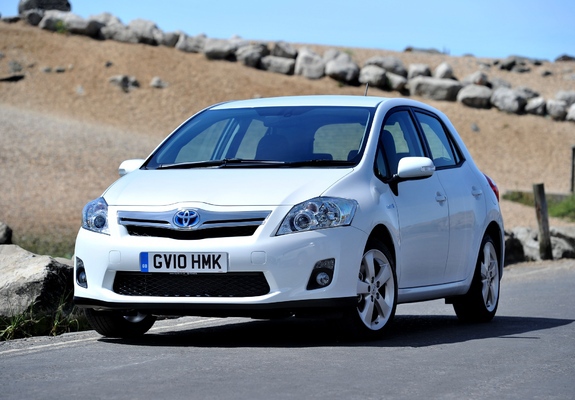 Pictures of Toyota Auris HSD UK-spec 2010–12