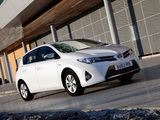 Pictures of Toyota Auris Hybrid UK-spec 2012