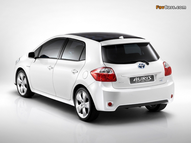 Toyota Auris HSD Full Hybrid Concept 2009 wallpapers (640 x 480)