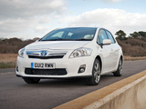 Toyota Auris HSD UK-spec 2010–12 images