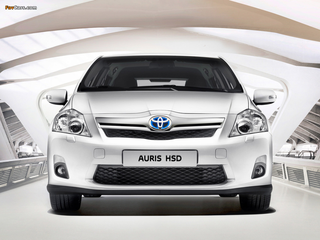 Toyota Auris HSD 2010–12 photos (1024 x 768)