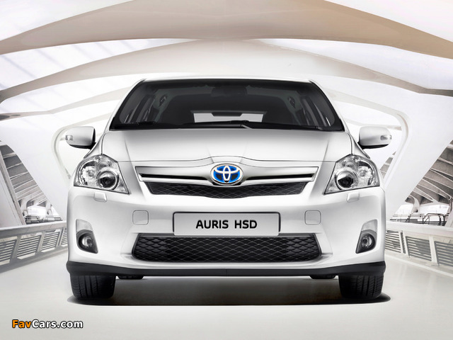 Toyota Auris HSD 2010–12 photos (640 x 480)