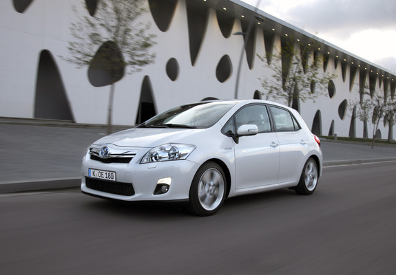 Toyota Auris HSD 2010–12 wallpapers