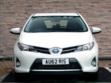 Toyota Auris Hybrid UK-spec 2012 images