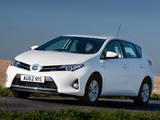 Toyota Auris Hybrid UK-spec 2012 pictures