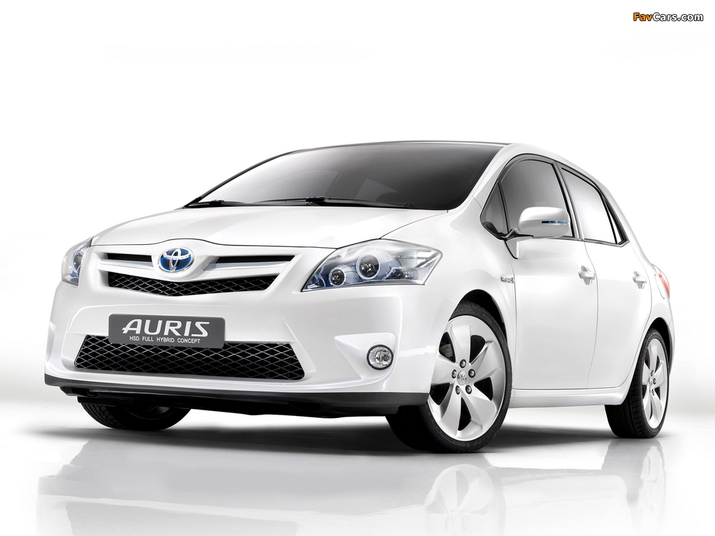 Toyota Auris HSD Full Hybrid Concept 2009 wallpapers (1024 x 768)