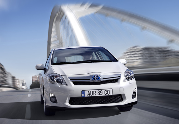 Toyota Auris HSD 2010–12 wallpapers