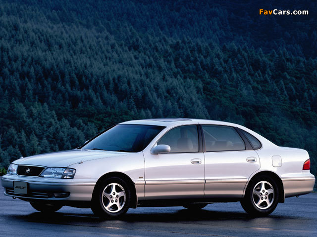 Toyota Avalon JP-spec (MCX10) 1995–2000 photos (640 x 480)