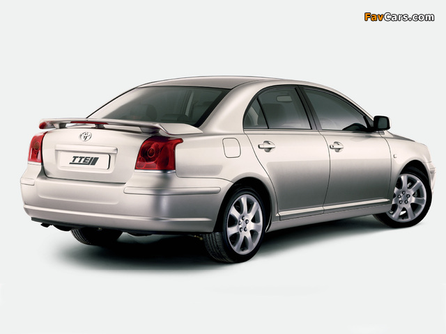 Images of Toyota Avensis Sedan TTE Performance Kit 2003–06 (640 x 480)