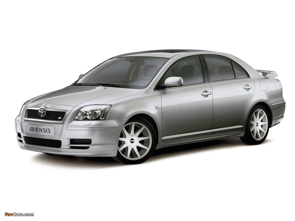 Images of Toyota Avensis Sedan TTE Performance Kit 2003–06 (1024 x 768)