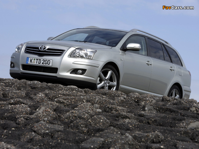 Images of Toyota Avensis Wagon 2006–08 (640 x 480)