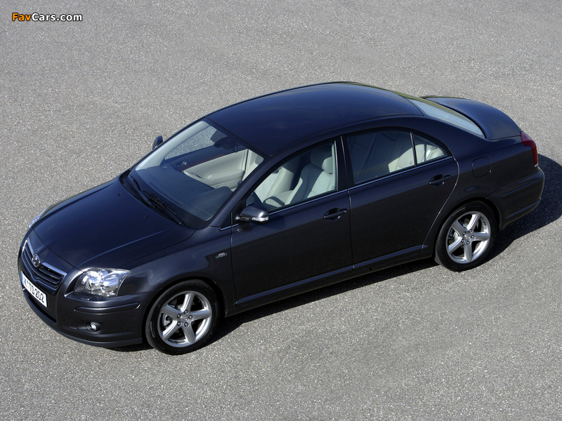 Photos of Toyota Avensis Sedan 2006–08 (800 x 600)