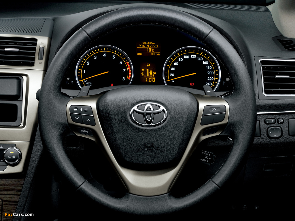 Photos of Toyota Avensis JP-spec 2012 (1024 x 768)