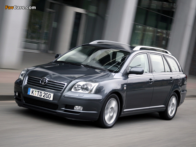 Pictures of Toyota Avensis Wagon 2003–06 (640 x 480)