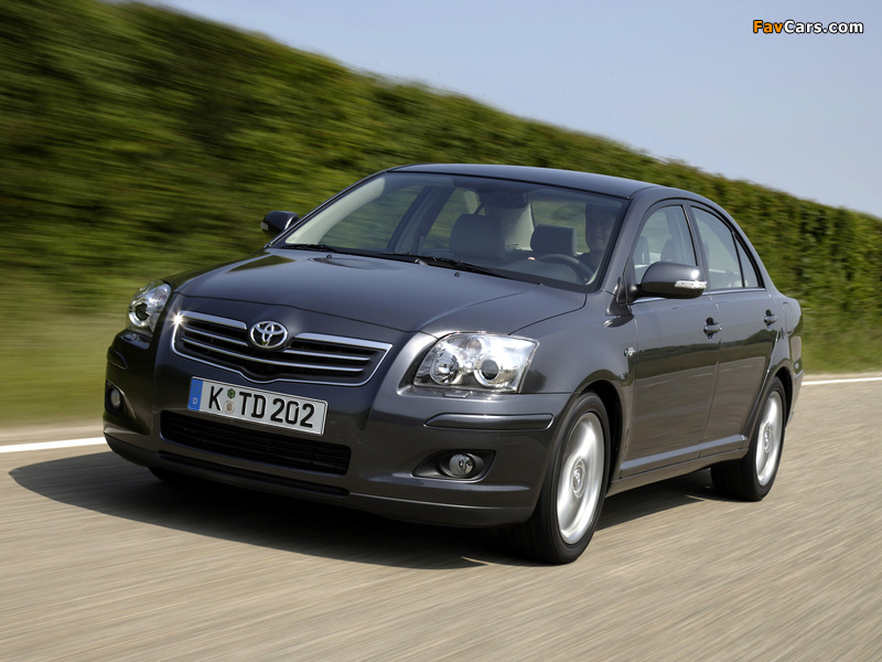 Pictures of Toyota Avensis Sedan 2006–08 (800 x 600)