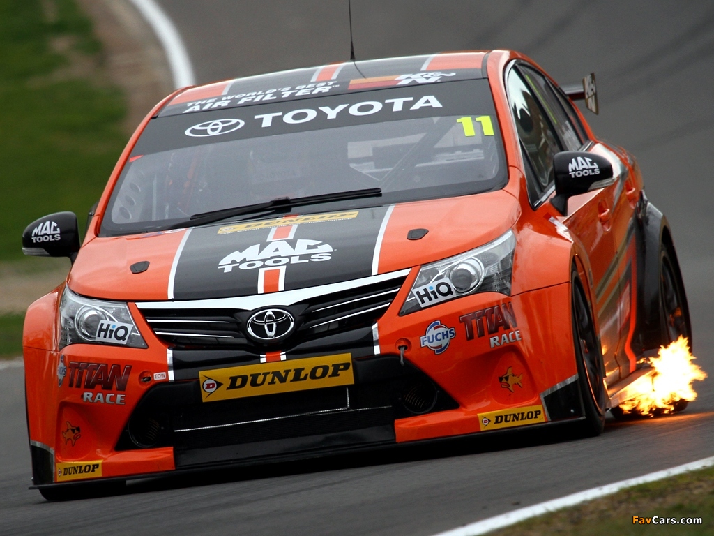 Pictures of Toyota Avensis Sedan BTCC 2010 (1024 x 768)