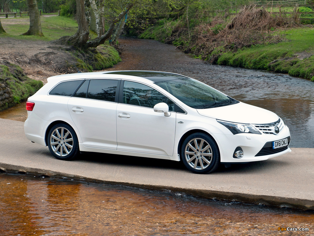 Pictures of Toyota Avensis Wagon UK-spec 2012 (1024 x 768)
