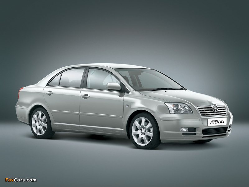 Toyota Avensis Sedan JP-spec 2003–05 wallpapers (800 x 600)