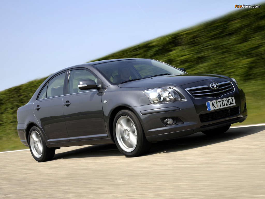 Toyota Avensis Sedan 2006–08 images (1024 x 768)