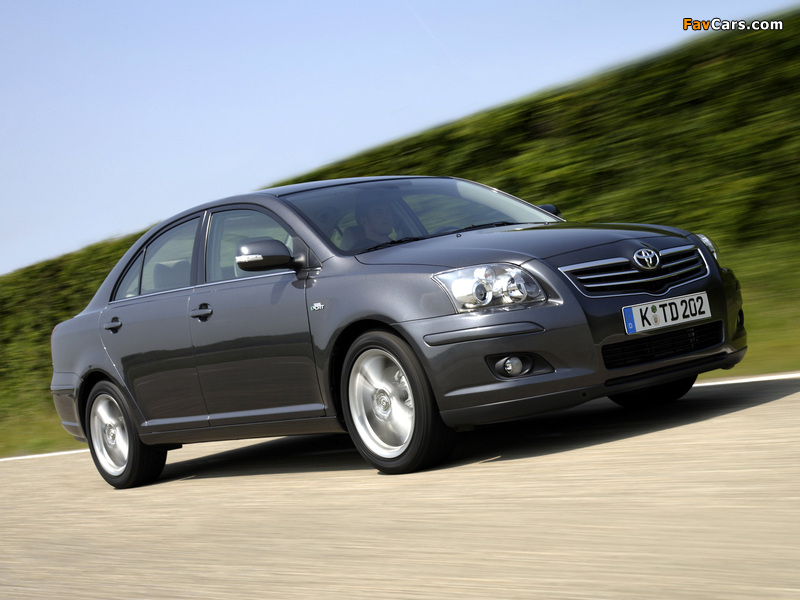 Toyota Avensis Sedan 2006–08 images (800 x 600)