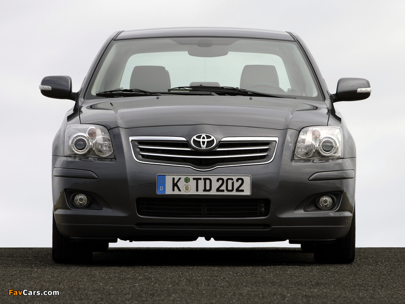 Toyota Avensis Sedan 2006–08 photos (800 x 600)